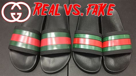 gucci fake/not slides|gucci slides are they real.